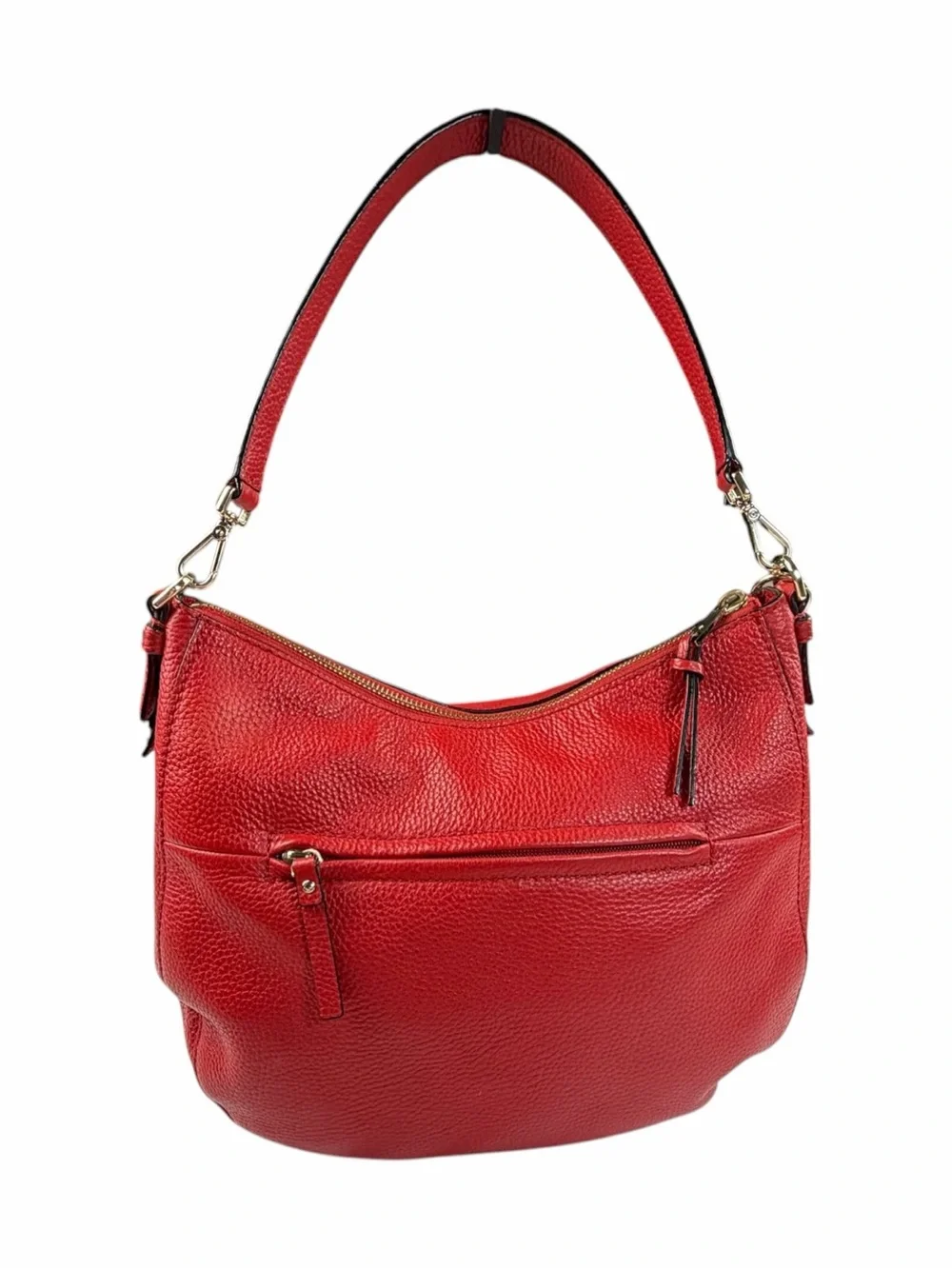 KATE SPADE Jackson Street Mylie Red Pebble Leather Hobo Bag